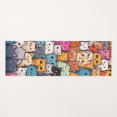 猫ファンタジー：かわいいアニメ猫ガロール ヨガマット (正面(横))