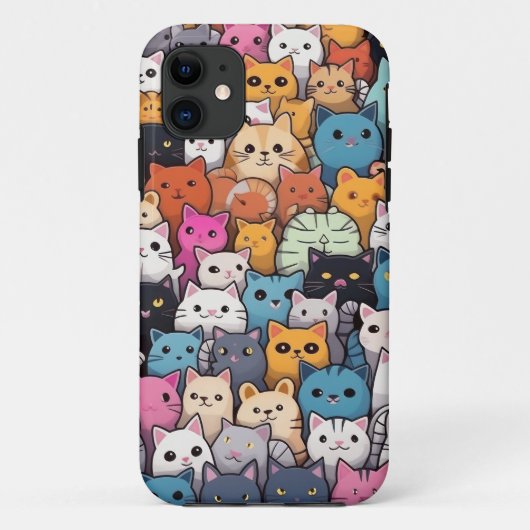 猫ファンタジー：かわいいアニメ猫ガロール Case-Mate iPhoneケース (裏面)