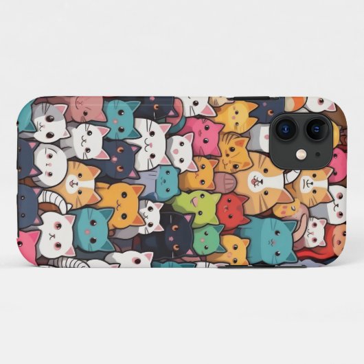 猫ファンタジー：かわいいアニメ猫ガロール Case-Mate iPhoneケース (裏面(横))