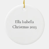 猫フィエスタ：メキシコフォークアインスパイアート猫 セラミックオーナメント (裏面)