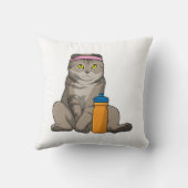 猫フィットネス飲みマグ クッション (裏面)