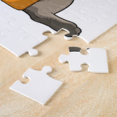 猫フィットネス飲みマグ ジグソーパズル (側面)