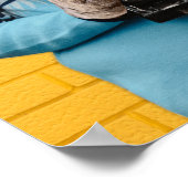 猫フォトグラファーのヴィンテージセーター予測できな ポスター (角)