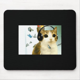 猫フクロウ面白い呪われたインターネット流行りのミーム面白い私 マウスパッド