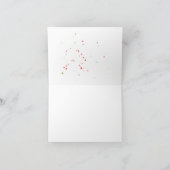 猫フランスのアーティストの空白のあいさつ文 サンキューカード (内部)