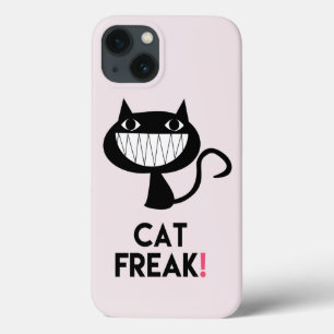 猫フリーク!おもしろいiPhone 6/6sから辛うじて電話ケース iPhone 13ケース