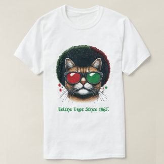 猫フリー1865年~12月ねこアート Tシャツ