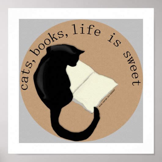 猫ブックライフは甘いv2ポスター ポスター (正面)