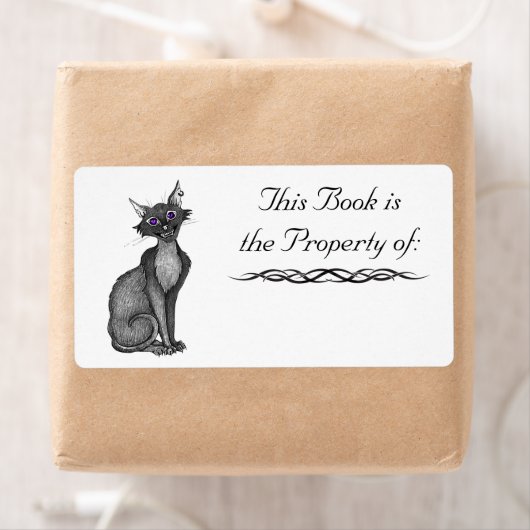 猫ブックラベル ラベル (インサイチュ)