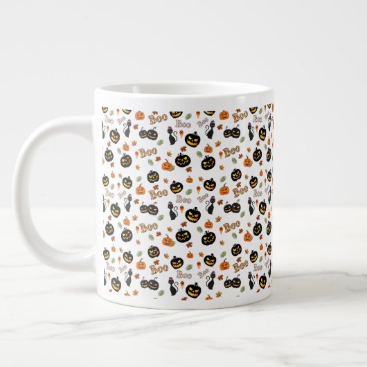 猫ブハロウィーン ジャンボコーヒーマグカップ (左)