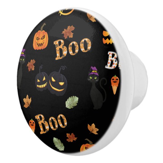 猫ブハロウィーン セラミックノブ (右)
