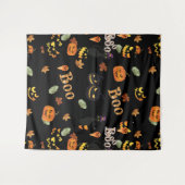 猫ブハロウィーン タペストリー (正面(横))