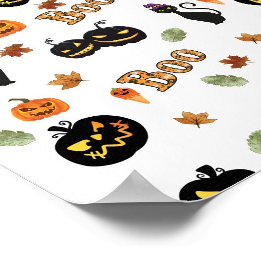 猫ブハロウィーン ポスター (角)