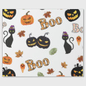 猫ブハロウィーン ラッピングペーパー (フラット)