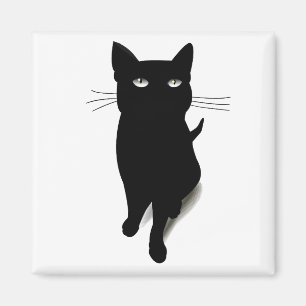 猫ブラックキャットブラックキャットベクターネコ猫ペット マグネット