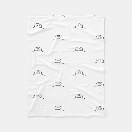 猫ブランケット、かわいいフリース猫ブランケット、猫好き フリースブランケット (正面)