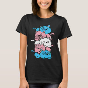 猫プライドタワートランスジェンダーLgtbqプライド猫 Tシャツ