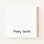 猫プライドポーズキャットインスパイアプライドLGBTQ ノートブック (裏面)