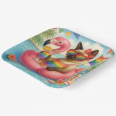 猫プライドポーズキャットインスパイアプライドLGBTQ ペーパープレート (傾斜あり)