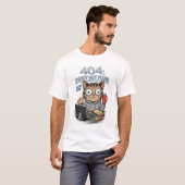 猫プログラマーTシャツ - コード コーヒー 猫 リピート 面白い Tシャツ (正面フル)
