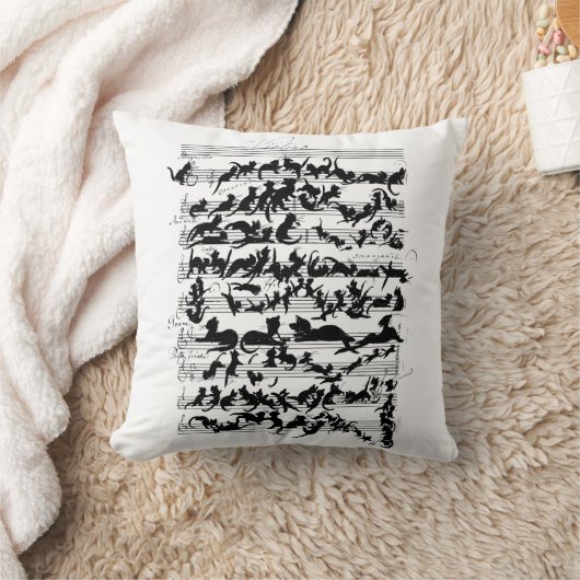 猫ベクターの交響曲 クッション (ブランケット)