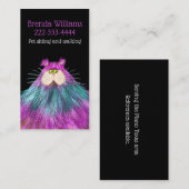 猫ペおもしろいット座ドッグウォーカー  名刺 (正面/裏面)