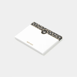 猫ペイズリー ポストイット