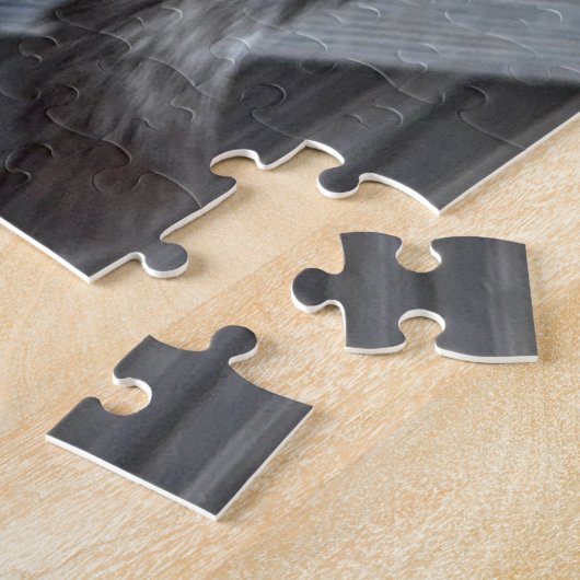 猫ペットの写真、家族の夜、おもしろいカスタム ジグソーパズル (側面)