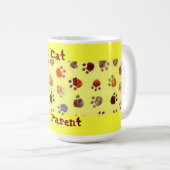 猫ペットの親 コーヒーマグカップ (正面右)