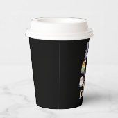 猫ホラーおもしろい映画かわいいハロウィーン猫子猫 紙コップ (右)