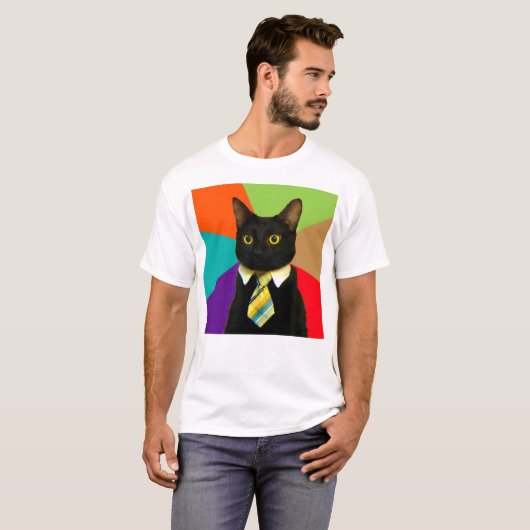猫ボス Tシャツ (正面フル)
