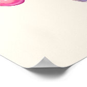 猫ボバかわいいバブルティー ポスター (角)