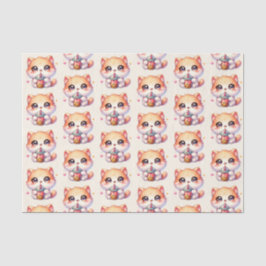 猫ボバかわいいバブルティー 薄葉紙