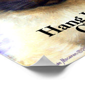 猫ポスタつるーの中の可愛い絵画シャム ポスター (角)