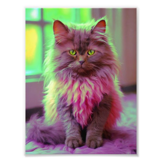 猫ポスター フォトプリント (正面)