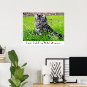 猫ポスター ポスター (ホームオフィス)