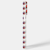 猫ポートレートはっきりした- Graphic Art Orange and Violet Case-Mate iPhoneケース (裏面 / 右)