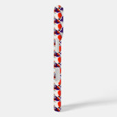 猫ポートレートはっきりした- Graphic Art Orange and Violet Case-Mate iPhoneケース (裏面 / 右)