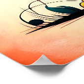 猫ポートレートポスター ポスター (角)