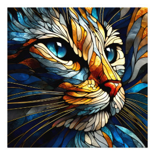 猫ポートレート – ウィスカーズエレガンス フォトプリント