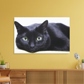猫ポートレート キャンバスプリント (インサイチュ (リビング))