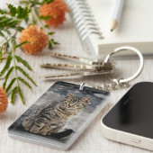 猫ポートレート キーホルダー (正面右)