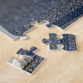 猫ポートレート ジグソーパズル (側面)