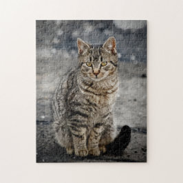 猫ポートレート ジグソーパズル