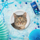 猫ポートレート ペーパープレート (パーティー)