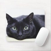 猫ポートレート マウスパッド (マウス)