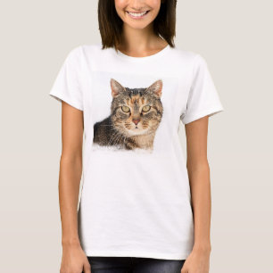 猫ポートレート Tシャツ