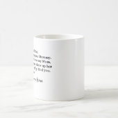 猫マおもしろいマからの贈り物 コーヒーマグカップ (中央)