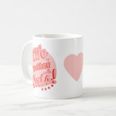 猫マグの方が人生は良い コーヒーマグカップ (正面左)