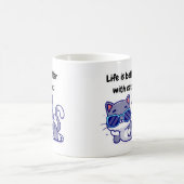 猫マグの方が暮らし向き コーヒーマグカップ (中央)